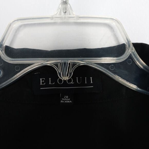 Eloquii black blouse size 20 - Picture 4 of 7